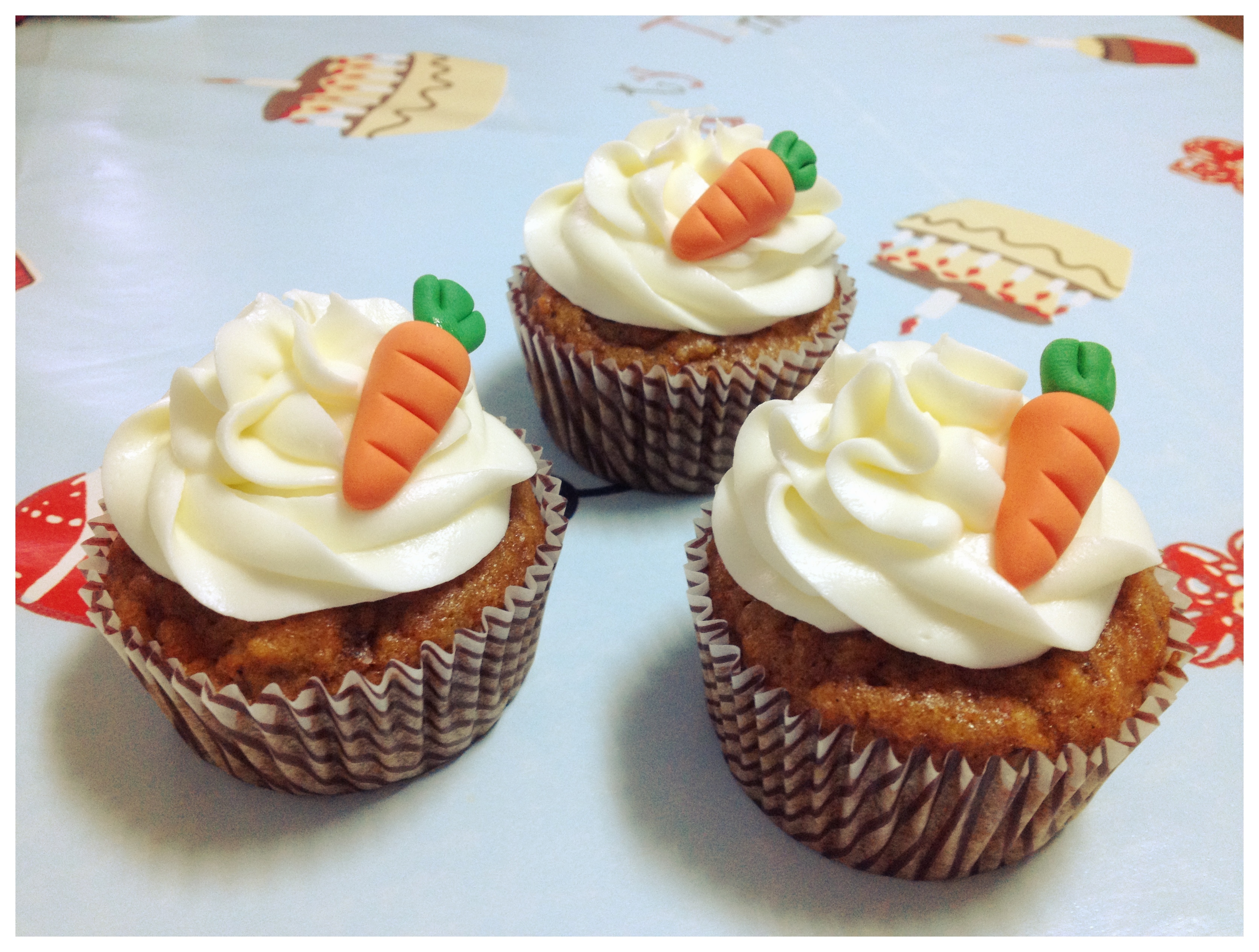 cupcakes de zanahoria